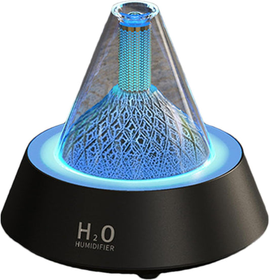 Humidificador De Niebla Fría, Humidificador De Máquina De Aromaterapia - Humidificador Difusor De Aromaterapia Portátil - Humidificador De Aromaterapia Ajustable Con Luces LED De Colores Cambiantes Pa